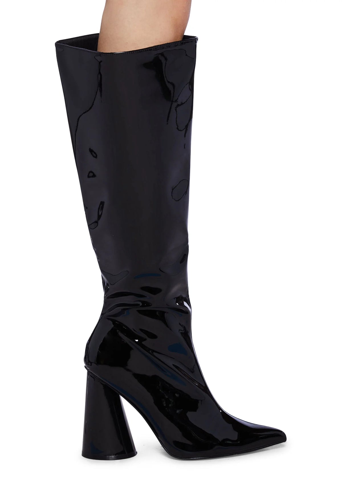 Work It Knee High Boots - Black