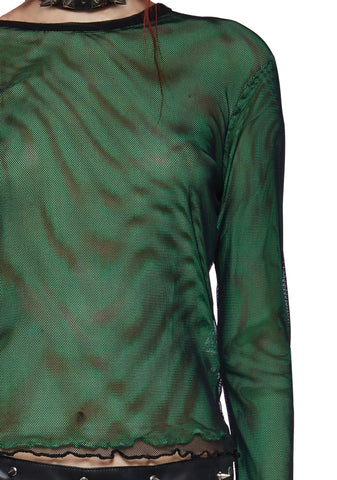 Rebel Calling Long Sleeve Top - Green
