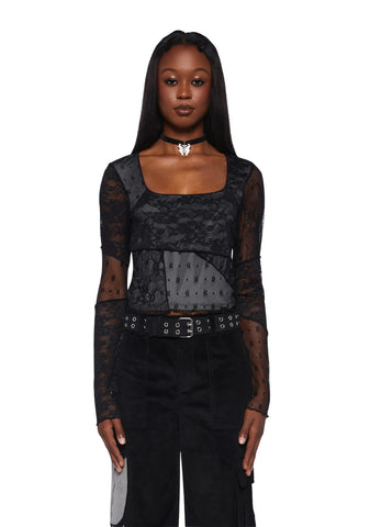 My All Long Sleeve Top - Black