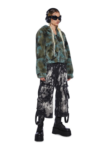 Mythical Memories Faux Fur Hoodie