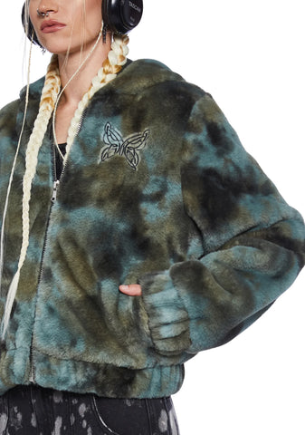 Mythical Memories Faux Fur Hoodie