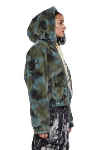 Mythical Memories Faux Fur Hoodie