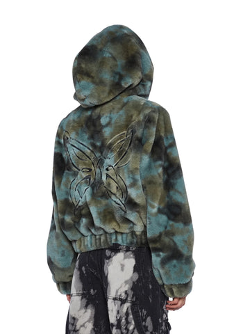 Mythical Memories Faux Fur Hoodie
