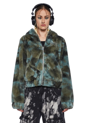 Mythical Memories Faux Fur Hoodie