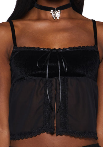 Summer Lovin' Cami Top - Black