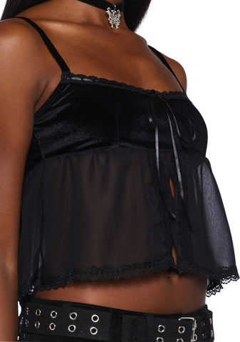 Summer Lovin' Cami Top - Black