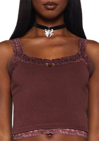 Young Heart Lace Cami Top