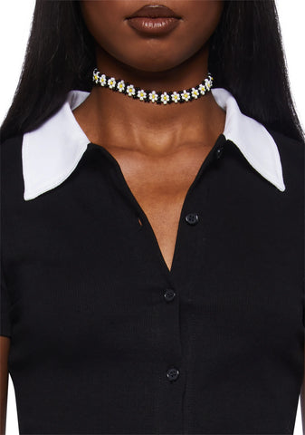 Highlife Harbor Collared Top