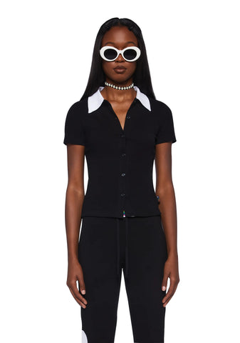 Highlife Harbor Collared Top