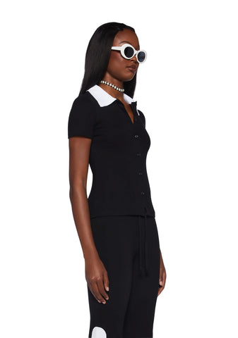 Highlife Harbor Collared Top