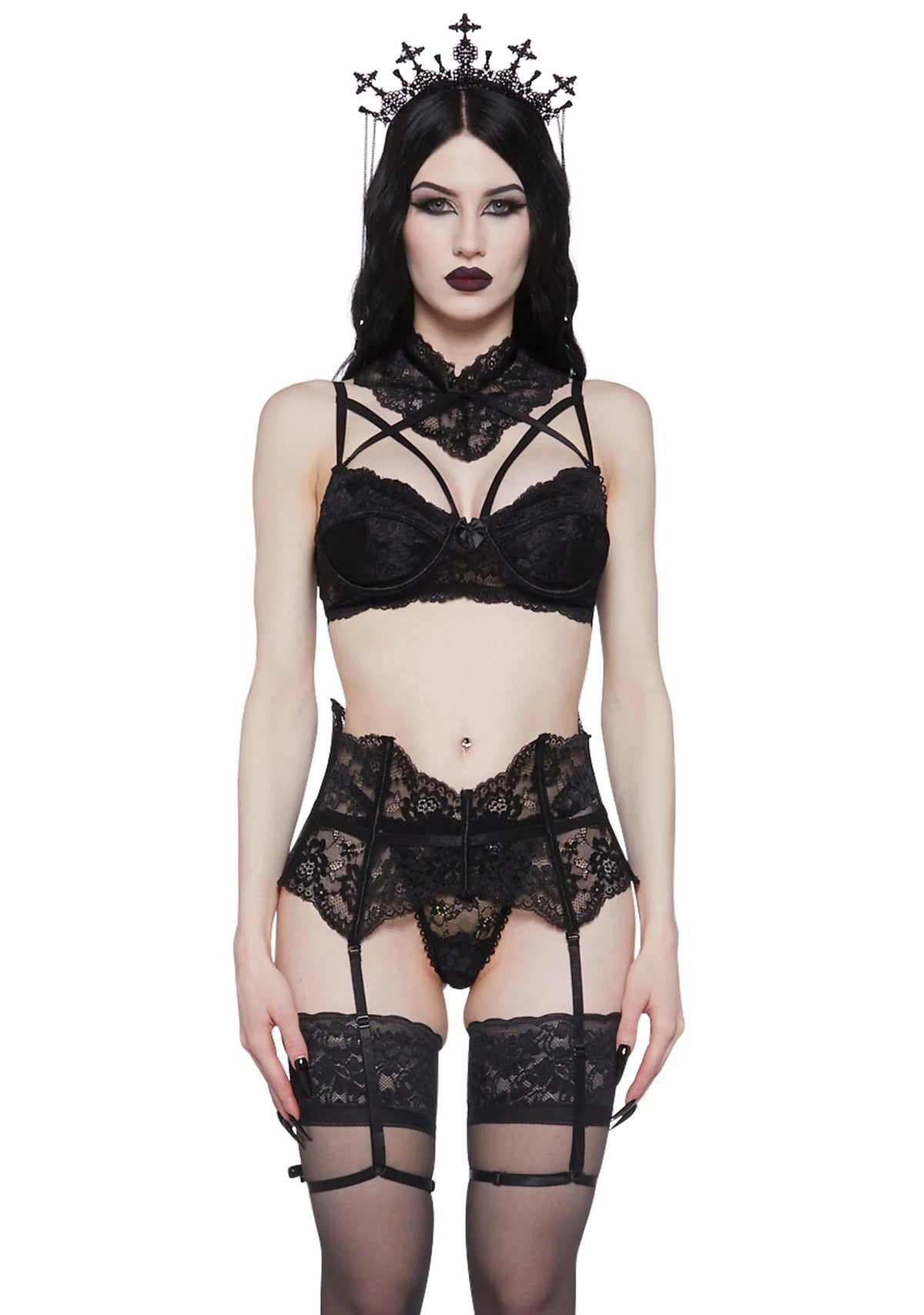 Crimson Kiss Lingerie Set