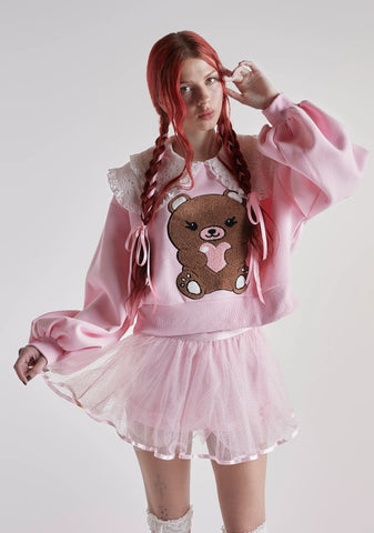 Snuggle Up Collared Sweatshirt