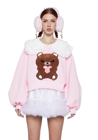 Snuggle Up Collared Sweatshirt