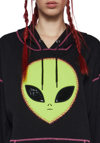 Alien Antics Graphic Hoodie