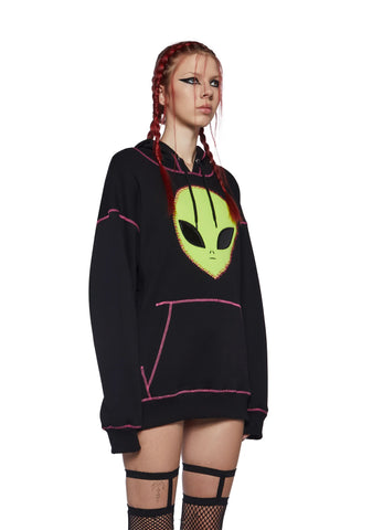 Alien Antics Graphic Hoodie