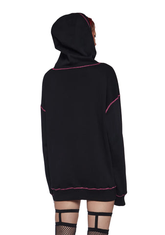 Alien Antics Graphic Hoodie