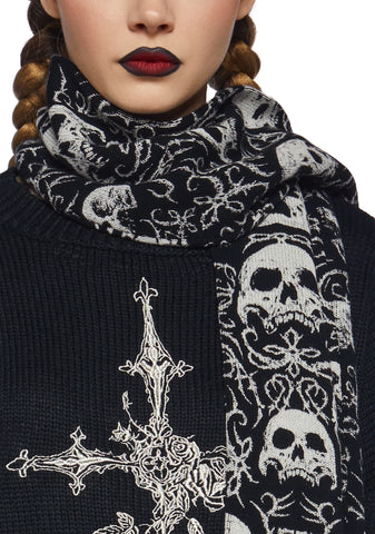 Trading Nightmares Knit Scarf