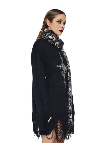 Trading Nightmares Knit Scarf