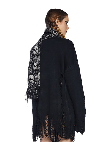 Trading Nightmares Knit Scarf