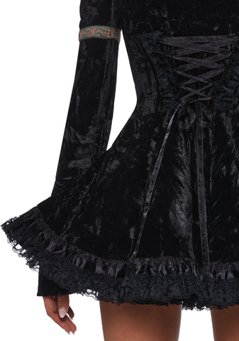 Myths N' Legends Mini Dress - Black