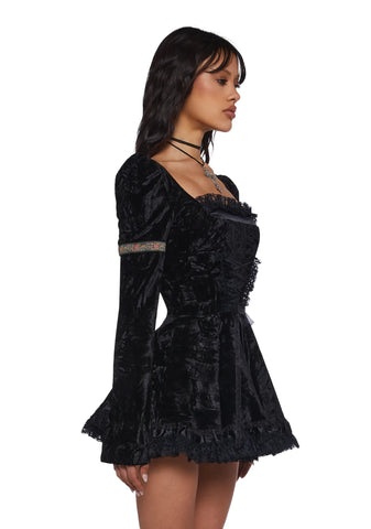 Myths N' Legends Mini Dress - Black