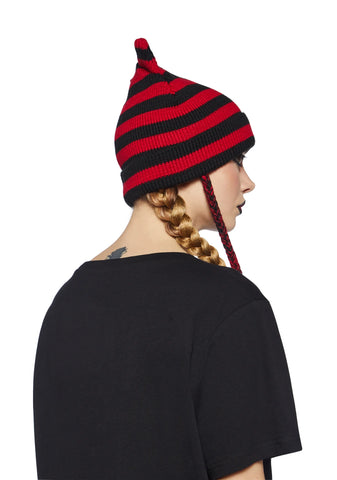 Cat Be Serious Knit Beanie