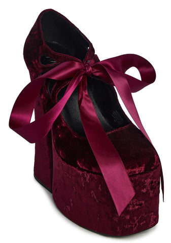 Decadent Vision Platform Mary Janes