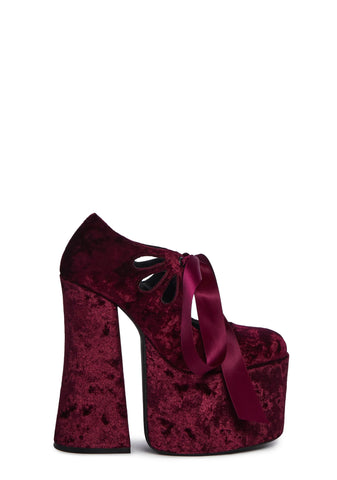 Decadent Vision Platform Mary Janes