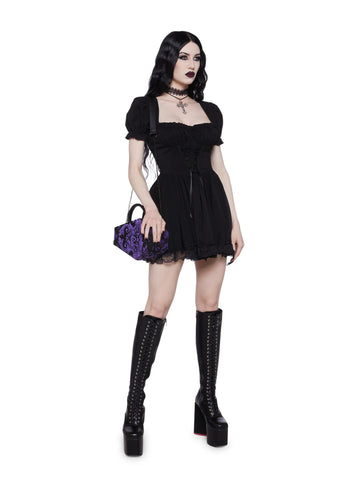 Hazy Haunting Mini Dress