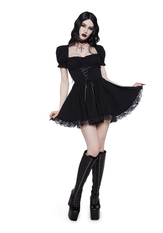 Hazy Haunting Mini Dress