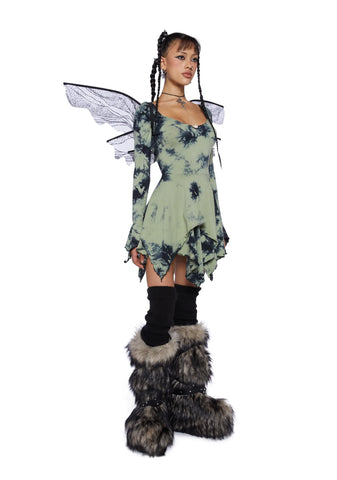 Starlight Flutter Mini Dress