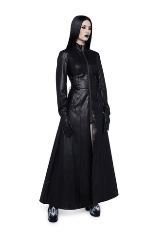 Eerie Enchantment Trench Coat