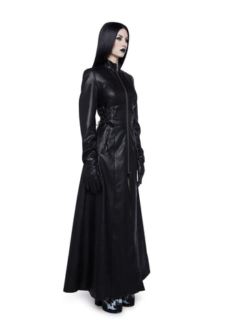 Eerie Enchantment Trench Coat