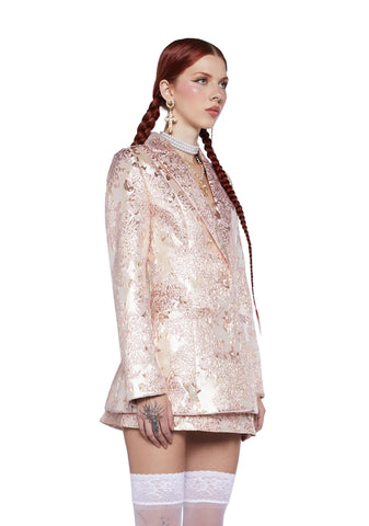 Eternal Elegance Brocade Blazer