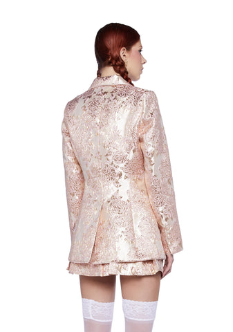 Eternal Elegance Brocade Blazer