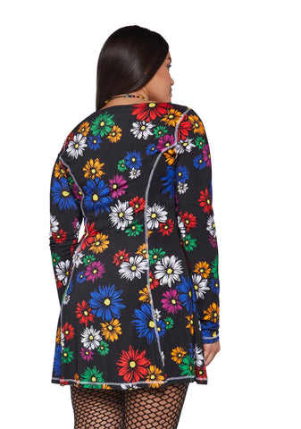 Plus Botanic Bliss Mini Dress