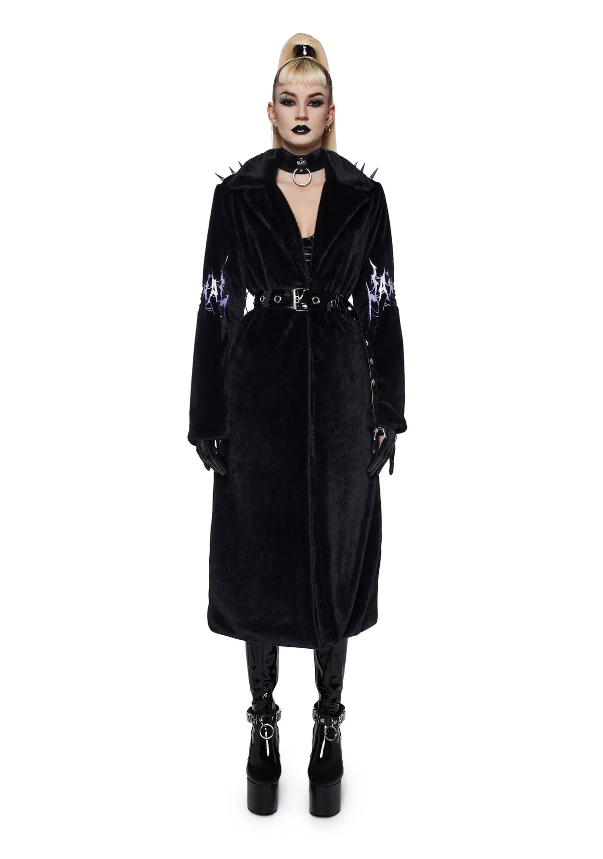 Nocturnal Nirvana Faux Fur Duster
