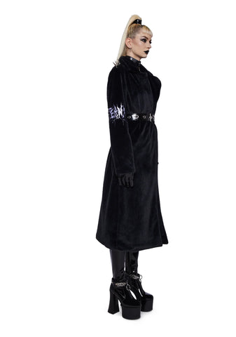 Nocturnal Nirvana Faux Fur Duster