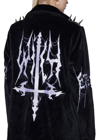 Nocturnal Nirvana Faux Fur Duster