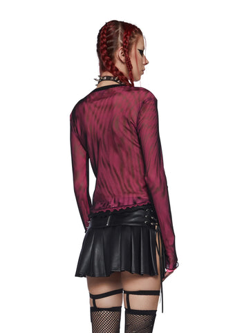 Rebel Calling Long Sleeve Top - Pink