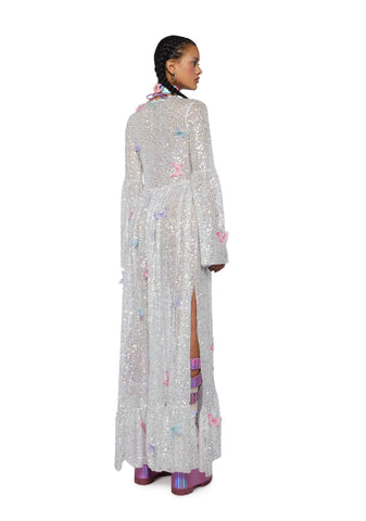 Electric Daze Sequin Duster - Butterfly Supreme