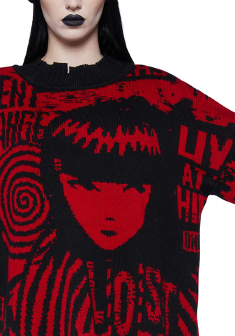 Underground Rockstar Intarsia Sweater
