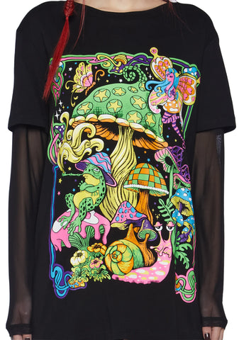 Black Light Memories Graphic Tee