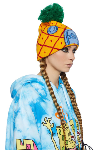 Pineapple House Intarsia Beanie