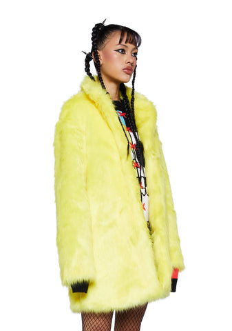 Soak Up My Love Faux Fur Coat