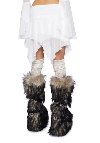 Wild Attraction Mesh Mini Skirt- Off White