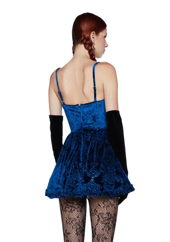 Sweet Icing Corset Dress - Sapphire