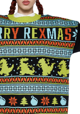 Cheerful Rex Knit Sweater