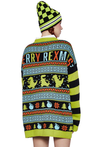Cheerful Rex Knit Sweater