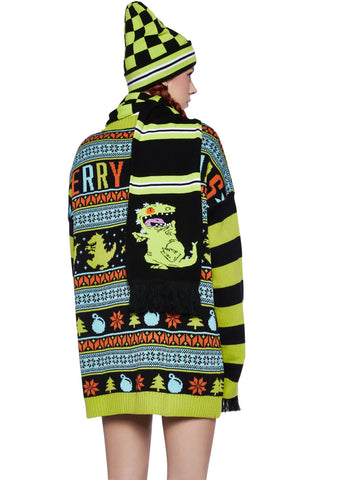 Reptar's Revenge Beanie And Scarf Set